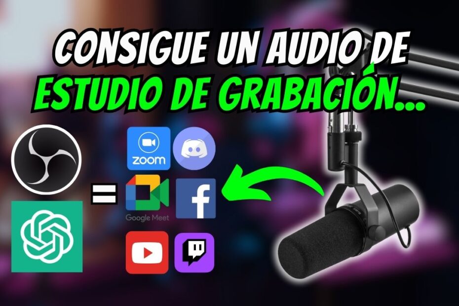 Filtros de OBS mejorar mi microfono para zoom, discord, youtube, twitch, google meets.